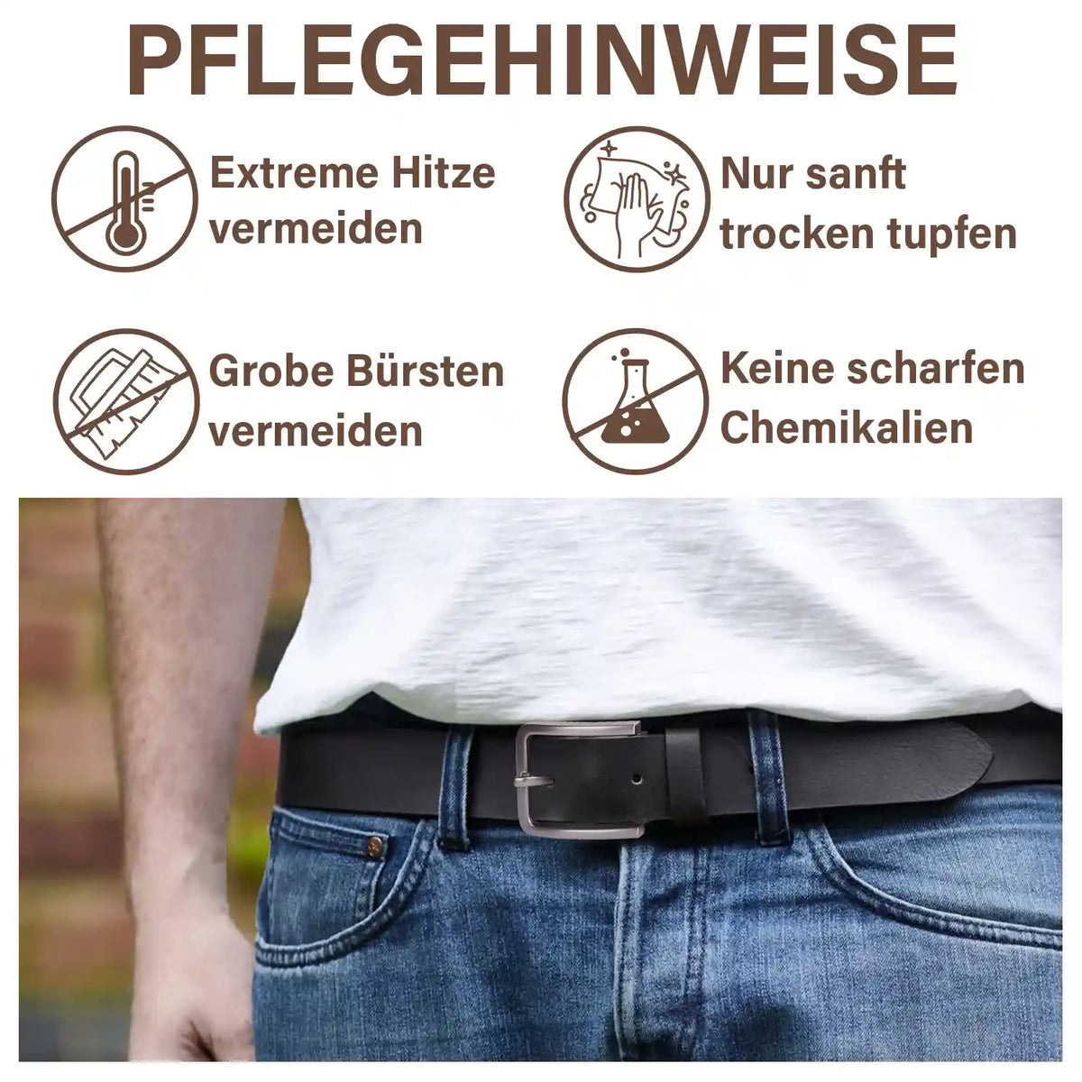 Gift For Husband,Gift For Boyfriend,Gift For Men,Gift For Couples - Ich Habe Es Abgeleckt Also Gehört Es Mir - Personalisierter Ledergürtel Mit Gravur
