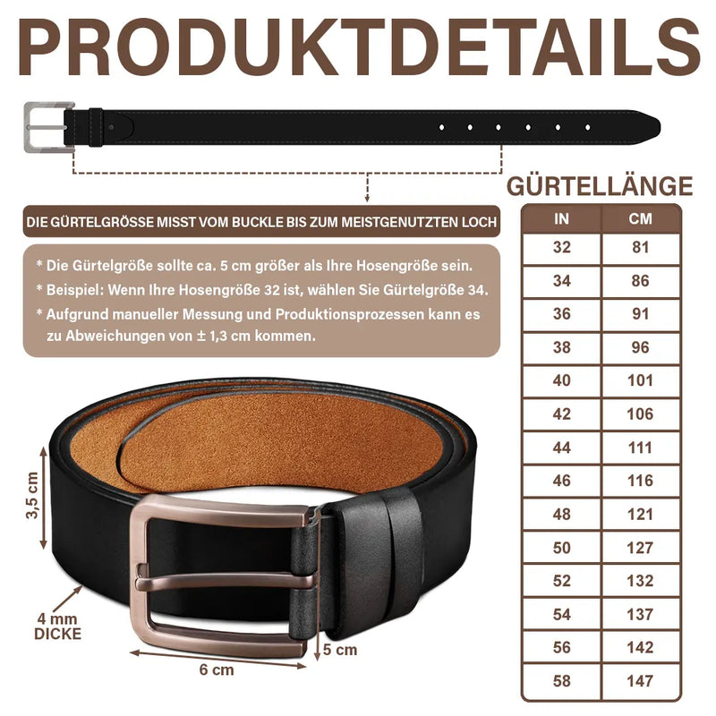 Gift For Husband,Gift For Boyfriend,Gift For Men,Gift For Couples - Ich Habe Es Abgeleckt Also Gehört Es Mir - Personalisierter Ledergürtel Mit Gravur