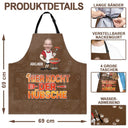 Gift For Father, Gift For Husband, Gift For Grandpa, Gift For Boyfriend - Eigenes Foto Hier Kocht Der Hübsche - Personalisierte Schürze
