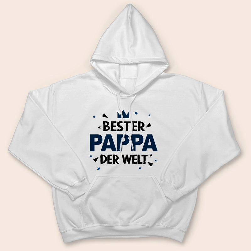 Gift For Father - Eigenes Foto Bester Papa Opa Der Welt - Personalisiertes Loungewear-Set