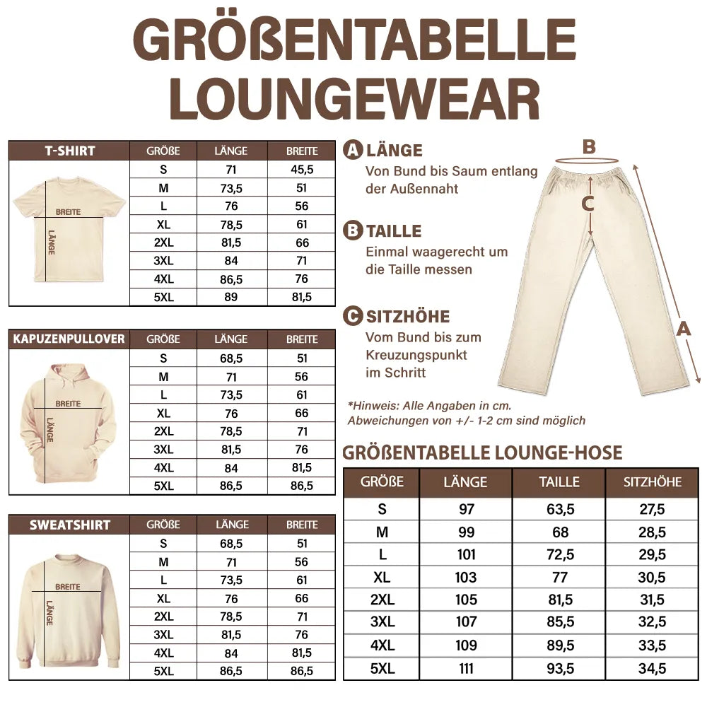 Gift For Father - Eigenes Foto Bester Papa Opa Der Welt - Personalisiertes Loungewear-Set