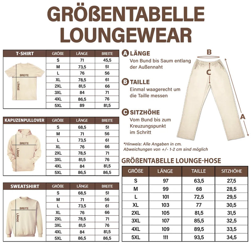 Gift For Father - Eigenes Foto Bester Papa Opa Der Welt - Personalisiertes Loungewear-Set
