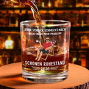 Gift For Father, Retirement - Jeder Schluck Schmeckt Nach Nicht Mehr Mein Problem Ruhestand - Personalisierte Tasse - Personalisiertes Whiskyglas