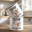 Gift For Father, Retirement - Oops Ich Meine Einen Schönen Ruhestand - Personalisierte Emailletasse