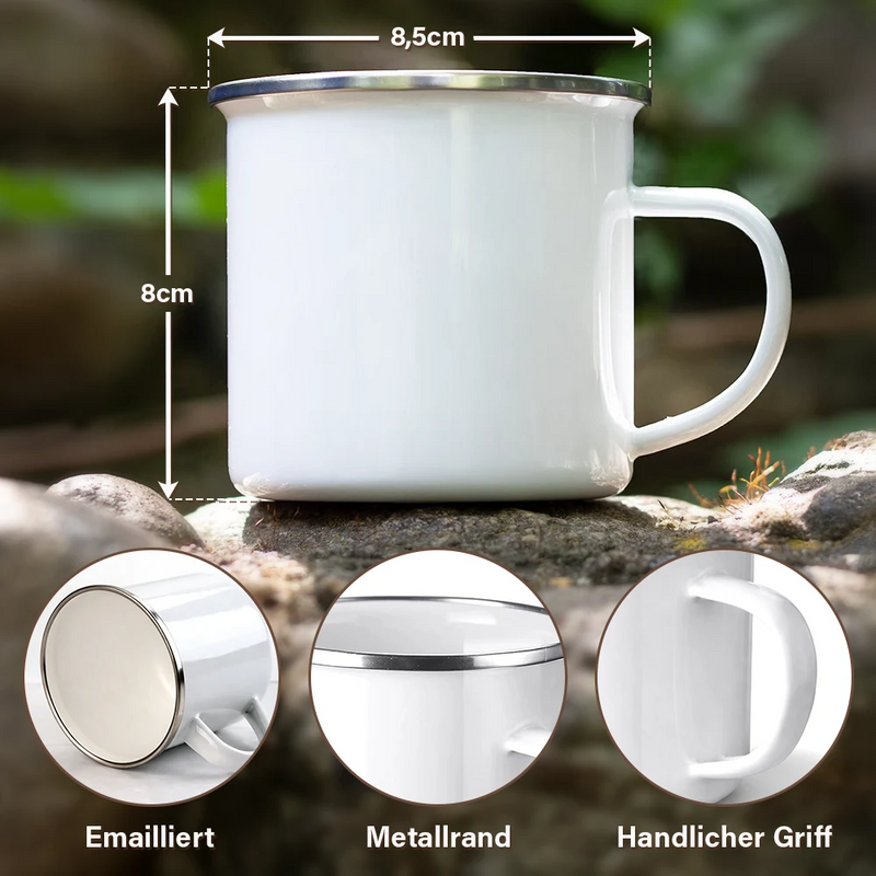 Gift For Father, Retirement - Oops Ich Meine Einen Schönen Ruhestand - Personalisierte Emailletasse