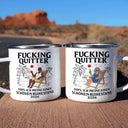 Gift For Father, Retirement - Oops Ich Meine Einen Schönen Ruhestand - Personalisierte Emailletasse