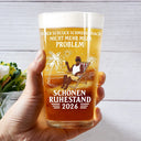 Gift For Father, Retirement - Jeder Schluck Schmeckt Nach Nicht Mehr Mein Problem Ruhestand - Personalisiertes Bierglas