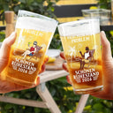 Gift For Father, Retirement - Jeder Schluck Schmeckt Nach Nicht Mehr Mein Problem Ruhestand - Personalisiertes Bierglas