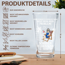Gift For Father, Retirement - Jeder Schluck Schmeckt Nach Nicht Mehr Mein Problem Ruhestand - Personalisiertes Bierglas