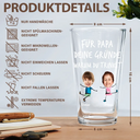 Gift For Father - Eigenes Foto Für Papa Von Den Gründen Warum Du Trinkst - Personalisiertes Bierglas