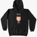 Gift For Father - Eigenes Foto Babygesicht Kindergesicht Dieser Papa Gehört Zu - Personalisiertes T Shirt