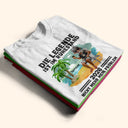 Gift For Father, Retirement - Karton Die Legende Ist Im Ruhestand - Personalisiertes T Shirt