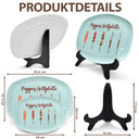 Gift For Father, Grilling - Papa Grillmeister - Personalisierte Platte