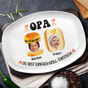 Gift For Father, Grilling, Photo - Eigenes Foto Du Bist Einfach Grill-tastisch - Personalisierte Platte