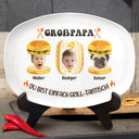 Gift For Father, Grilling, Photo - Eigenes Foto Du Bist Einfach Grill-tastisch - Personalisierte Platte