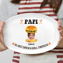 Gift For Father, Grilling, Photo - Eigenes Foto Du Bist Einfach Grill-tastisch - Personalisierte Platte