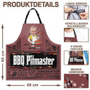 Gift For Father, Grilling - Eigenes Foto Meister Am Smoker Grillvater - Personalisierte Schürze