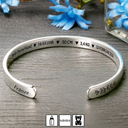New Dad,New Mom,New baby,Happy,Non-Eng - Baby-Neugeboreneninformationen - Personalisiert Armreif Manschette