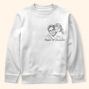 Gift For Father - Eigenes Foto Als Bleistiftskizze Familie Hund Katze Porträt - Personalisiertes T Shirt