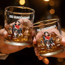 Dog Lovers,Dog Dad,Happy,Non-Eng - Der Hundepapa - Personalisiertes Whiskyglas