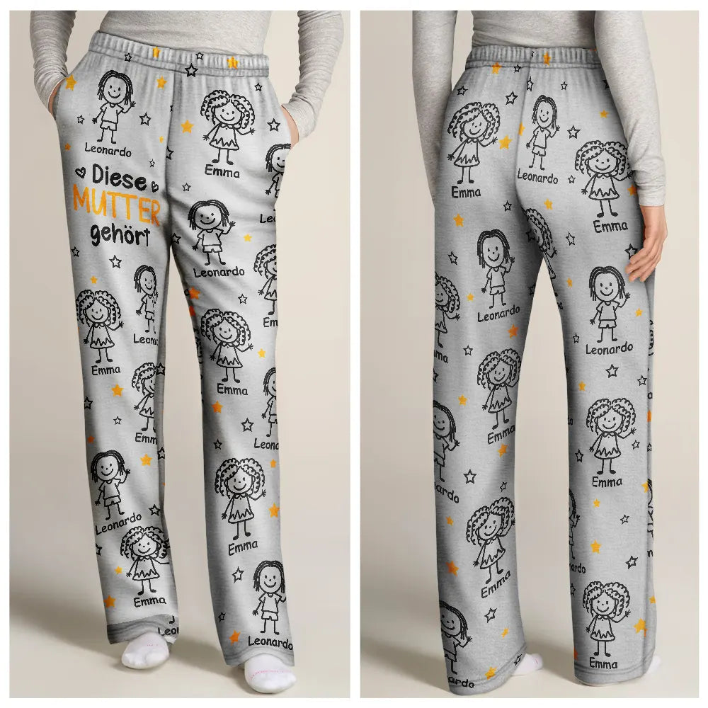 Gift For Husband,Gift For Wife,Gift For Yourself,Gift For Women,Gift For Men,Parents,Gift For Mother,Gift For Grandpa,Gift For Father,Gift For Grandma,Happy - Dieser Großvater Diese Großmutter Dieser Vater Diese Mutter Gehört - Personalisiertes Pyjamahose