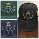 Gift For Husband,Gift For Yourself,Gift For Men,Parents,Gift For Grandpa,Gift For Father,Love,German - Dieser Opa Und Papa Gehört Den Kindern - Personalisierte Vintage-Washed-Denim-Kappe