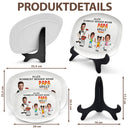 Grilling, Gift For Father, Gift For Men, Happy, Non-Eng - Eigenes Foto Alles Schmeckt Besser Wenn Papa Grillt - Personalisierte Platte