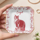 Pet Lovers,Pet Mom,Dog Mom,Dog Lovers,Cat Lovers,Cat Mom,Custom Photo,Love - Eigenes Foto Als Bleistiftskizze Haustierfoto - Personalisierte Schmuckschale