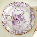 Pet Lovers,Pet Mom,Dog Mom,Dog Lovers,Cat Lovers,Cat Mom,Custom Photo,Love - Eigenes Foto Als Bleistiftskizze Haustierfoto - Personalisierte Schmuckschale