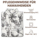 Gift For Couples,Gift For Wife,Gift For Women,Gift For Husband,Gift For Men,Gift For Boyfriend,Gift For Girlfriend,Gift For Yourself,Summer,Pet Lovers,Pet Dad,Pet Mom,Pet Couple - Eigenes Foto Als Bleistiftskizze Toile-de-Jouy-Muster für Familie Und Haustier - Personalisiertes Hawaiihemd