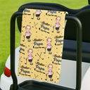Gift For Father,Custom Photo,German,Summer,Non-Eng,Golf,Adorable,Cut-Face Photo - Eigenes Foto Bester Papi Opi Von Par - Personalisiertes Golf-Handtuch