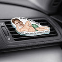 Gift For Husband,Gift For Wife,Gift For Boyfriend,Gift For Girlfriend,Gift For Couples,Funny,Custom Photo - Eigenes Foto Fahr Vorsichtig Ich Liebe Dich - Personalisierter Acryl Auto Lüftungsclip