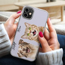 Pet Lovers,Pet Mom,Dog Mom,Dog Lovers,Cat Lovers,Cat Mom,Custom Photo,Love - Eigenes Foto Für Tierliebhaber - Personalisierte Transparente Handyhülle