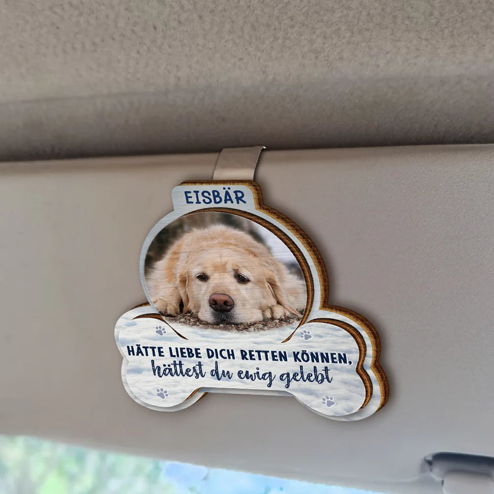 Pet Lovers,Pet Mom,Pet Dad,Pet Couple,Dog Lovers,Dog Mom,Dog Dad,Dog Couple,Cat Lovers,Cat Mom,Cat Dad,Cat Couple,Memorial - Eigenes Foto Ich Trage Dich Bei Mir - Personalisierter Individuell Geformter Auto-Sonnenblende-Clip