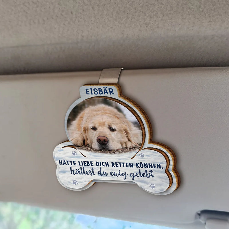 Pet Lovers,Pet Mom,Pet Dad,Pet Couple,Dog Lovers,Dog Mom,Dog Dad,Dog Couple,Cat Lovers,Cat Mom,Cat Dad,Cat Couple,Memorial - Eigenes Foto Ich Trage Dich Bei Mir - Personalisierter Individuell Geformter Auto-Sonnenblende-Clip