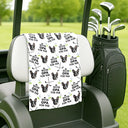 Gift For Father,Custom Photo,German,Summer,Non-Eng,Golf,Adorable,Cut-Face Photo - Eigenes Foto Lustiges Bester Papi Von Par Kind Vintage - Personalisiertes Golf-Handtuch