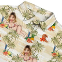 Gift For Couples,Gift For Wife,Gift For Women,Gift For Husband,Gift For Men,Gift For Boyfriend,Gift For Girlfriend,Gift For Yourself,Summer - Eigenes Foto Tropischer Look Und Sexy Pose - Personalisiertes Hawaiihemd
