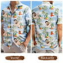 Gift For Couples,Gift For Wife,Gift For Women,Gift For Husband,Gift For Men,Gift For Boyfriend,Gift For Girlfriend,Gift For Yourself,Summer - Eigenes Foto Tropischer Look Und Sexy Pose - Personalisiertes Hawaiihemd