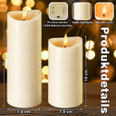 Memorial, Family - Eigenes Foto Immer Geliebt Niemals Vergessen - Personalisierte Flammenlose LED-Kerzen