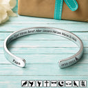 Memorial,Sad,Gift For Women,Gift For Men,Family - Gedenkarmband Deine Flügel Waren Bereit - Personalisiert Armreif Manschette