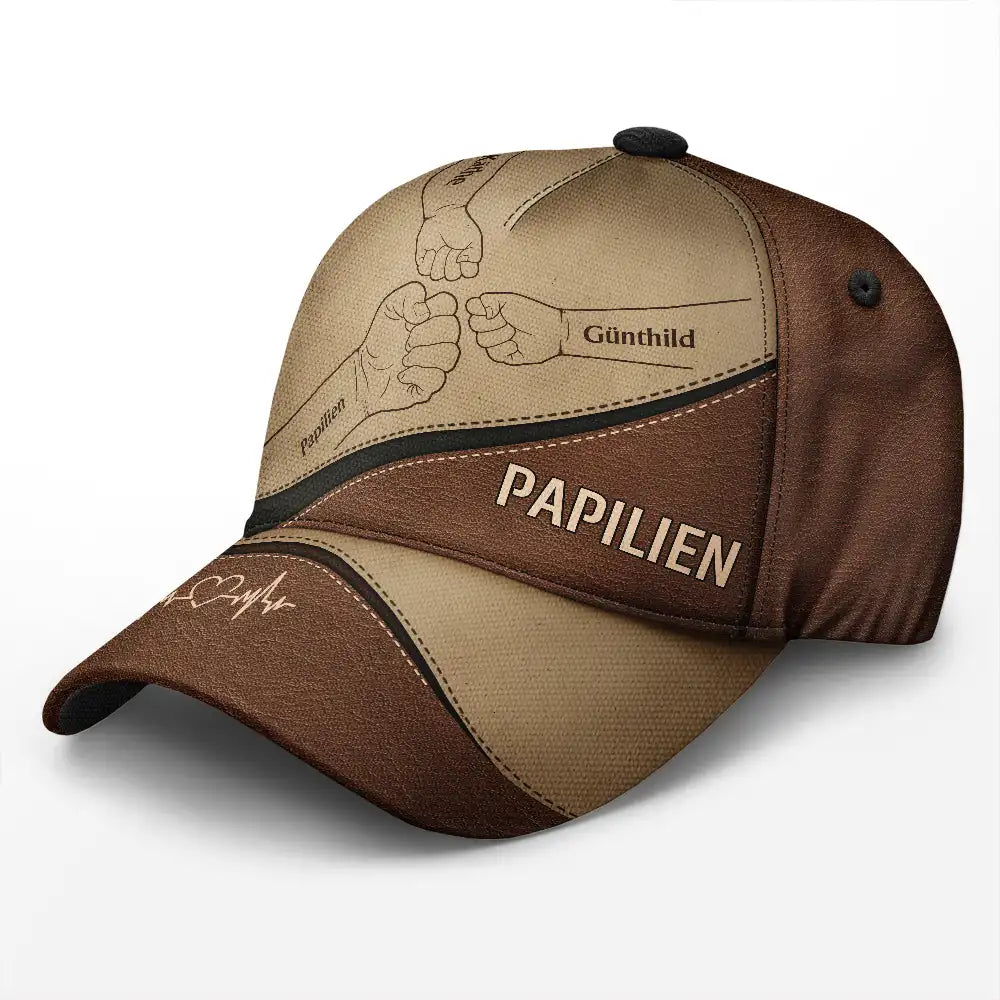 Gift For Father, Gift For Grandpa - Ghettofaust Beste Freunde Fürs Leben - Personalisierte Klassische Kappe