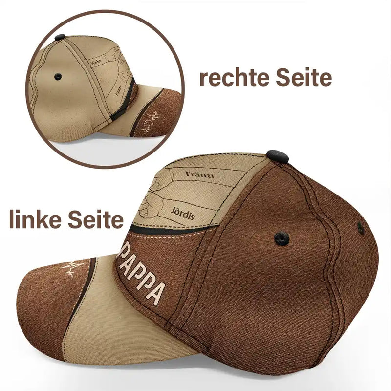 Gift For Father, Gift For Grandpa - Ghettofaust Beste Freunde Fürs Leben - Personalisierte Klassische Kappe