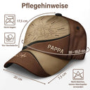 Gift For Father, Gift For Grandpa - Ghettofaust Beste Freunde Fürs Leben - Personalisierte Klassische Kappe