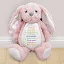 Gift For Kids, Gift For Daughter, Gift For Son, Love - Ich Bin Geliebt - Personalisierter Stoffhase