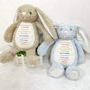Gift For Kids, Gift For Daughter, Gift For Son, Love - Ich Bin Geliebt - Personalisierter Stoffhase