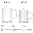 Mom - Daughters (Adult),Mom - Daughters (Young),Mom - Sons,Dad - Daughters (Adult),Dad - Daughters (Young),Dad - Sons,Gift For Daughter,Gift For Son,Non-Eng,Happy - Ich Lächle Weil Du Meine Tochter Bist - Personalisierte Tasse