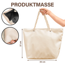 Beach,German,Gift For Grandma,Summer,Non-Eng,Adorable,Icon - In Einer Welt Voller Großmütter Toile De Jouy - Personalisierte Strandtasche