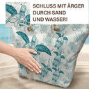 Beach,German,Gift For Grandma,Summer,Non-Eng,Adorable,Icon - In Einer Welt Voller Großmütter Toile De Jouy - Personalisierte Strandtasche