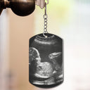Gift For Father,Gift For Husband,New Dad,Parents,New baby - Eigenes Foto Zu Papa Jetzt Kannst Du Mich Auch Bei Dir Tragen - Personalisierter Schlüsselanhänger Aus Aluminium