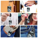 Gift For Father,Gift For Husband,New Dad,Parents,New baby - Eigenes Foto Zu Papa Jetzt Kannst Du Mich Auch Bei Dir Tragen - Personalisierter Schlüsselanhänger Aus Aluminium
